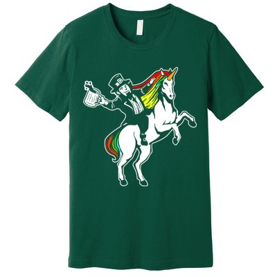 Leprechaun Unicorn St. Patrick's Day Premium T-Shirt