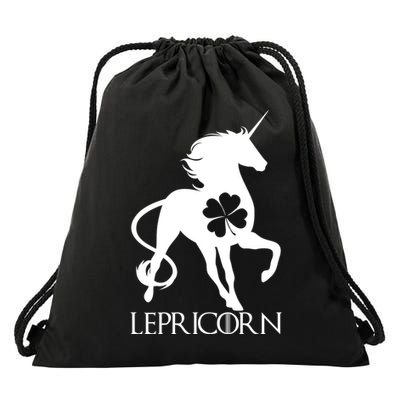 Lepricorn Leprechaun Unicorn St. Patrick's Day Drawstring Bag