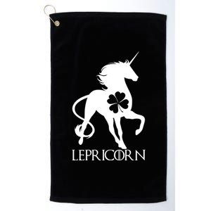 Lepricorn Leprechaun Unicorn St. Patrick's Day Platinum Collection Golf Towel