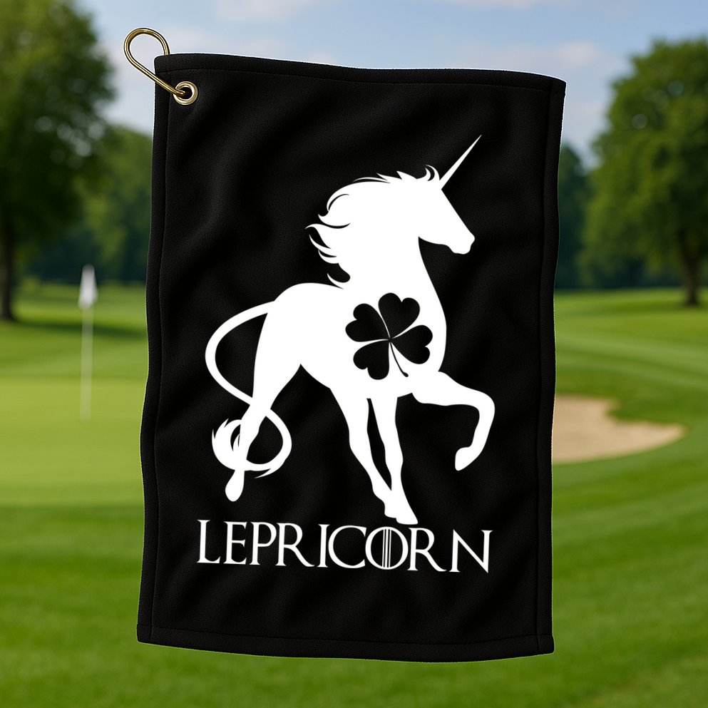 Lepricorn Leprechaun Unicorn St. Patrick's Day Golf Towel