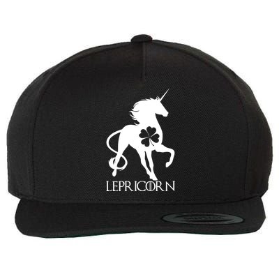 Lepricorn Leprechaun Unicorn St. Patrick's Day Wool Snapback Cap