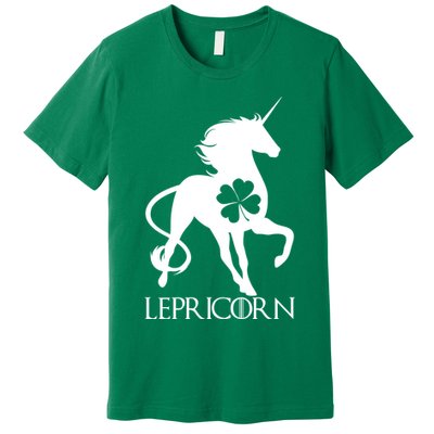 Lepricorn Leprechaun Unicorn St. Patrick's Day Premium T-Shirt