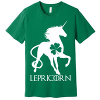 Lepricorn Leprechaun Unicorn St. Patrick's Day Premium T-Shirt