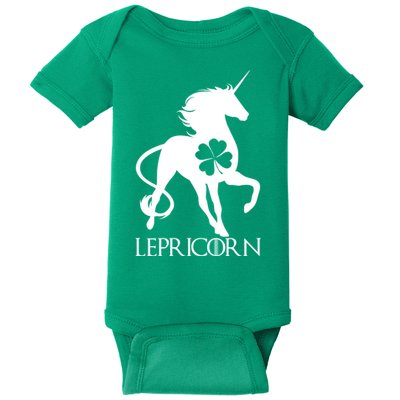 Lepricorn Leprechaun Unicorn St. Patrick's Day Baby Bodysuit