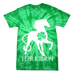 Lepricorn Leprechaun Unicorn St. Patrick's Day Tie-Dye T-Shirt