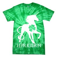 Lepricorn Leprechaun Unicorn St. Patrick's Day Tie-Dye T-Shirt