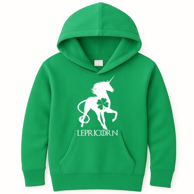Lepricorn Leprechaun Unicorn St. Patrick's Day Kids Hoodie
