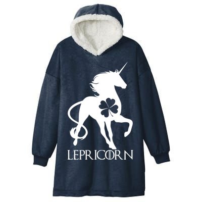 Lepricorn Leprechaun Unicorn St. Patrick's Day Hooded Wearable Blanket