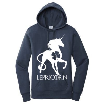 Lepricorn Leprechaun Unicorn St. Patrick's Day Women's Pullover Hoodie