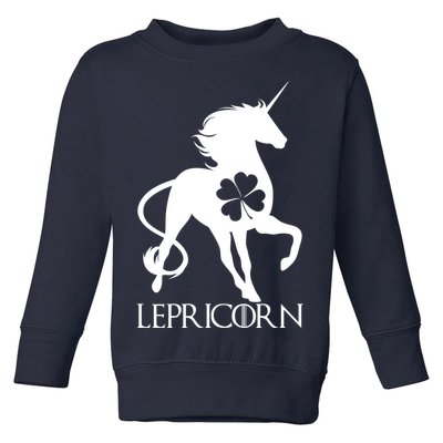 Lepricorn Leprechaun Unicorn St. Patrick's Day Toddler Sweatshirt