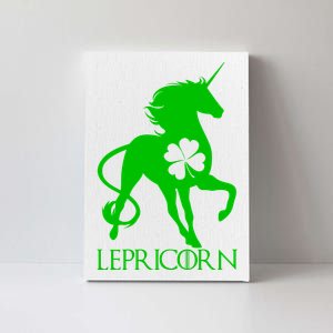 Lepricorn Leprechaun Unicorn St. Patrick's Day Canvas