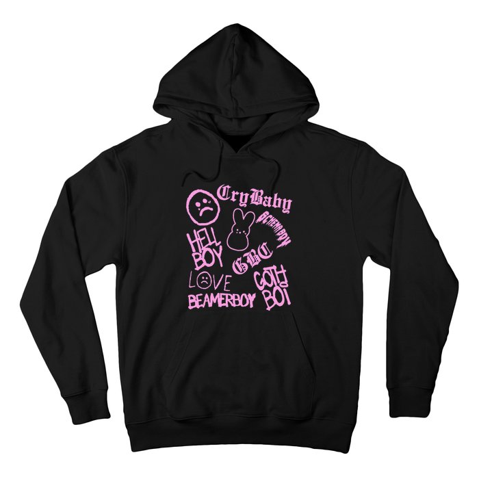 Lil Emo Rap Goth Peep Hip Hop Tattoo Hoodie