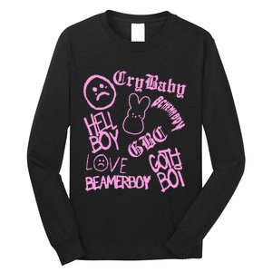 Lil Emo Rap Goth Peep Hip Hop Tattoo Long Sleeve Shirt