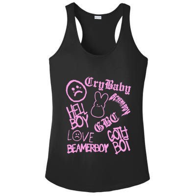 Lil Emo Rap Goth Peep Hip Hop Tattoo Ladies PosiCharge Competitor Racerback Tank