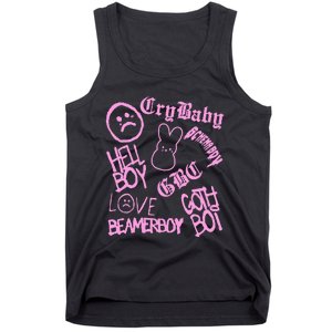 Lil Emo Rap Goth Peep Hip Hop Tattoo Tank Top