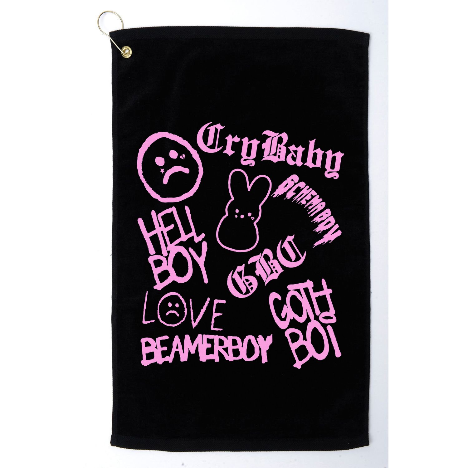 Lil Emo Rap Goth Peep Hip Hop Tattoo Golf Towel