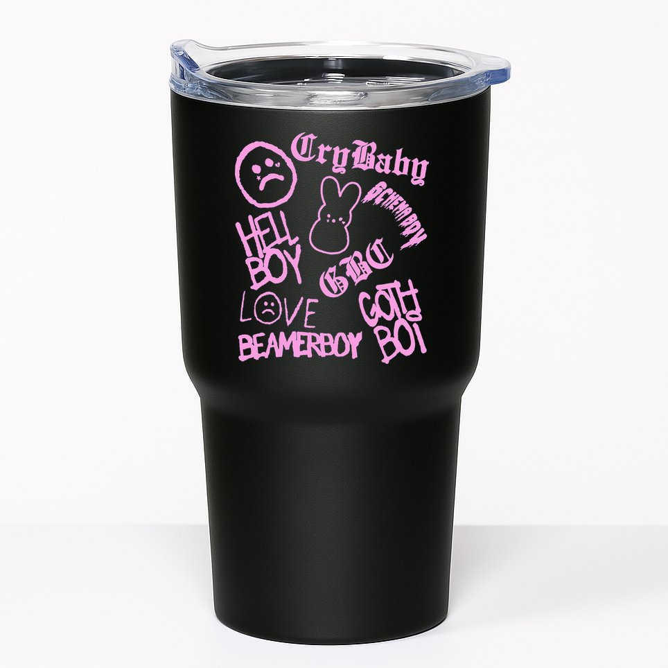Lil Emo Rap Goth Peep Hip Hop Tattoo Tumbler