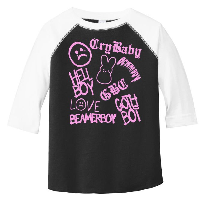 Lil Emo Rap Goth Peep Hip Hop Tattoo Toddler Fine Jersey T-Shirt