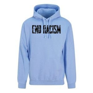 Lovely End Racism T Peace Against Racism Refugee Unisex Surf Hoodie