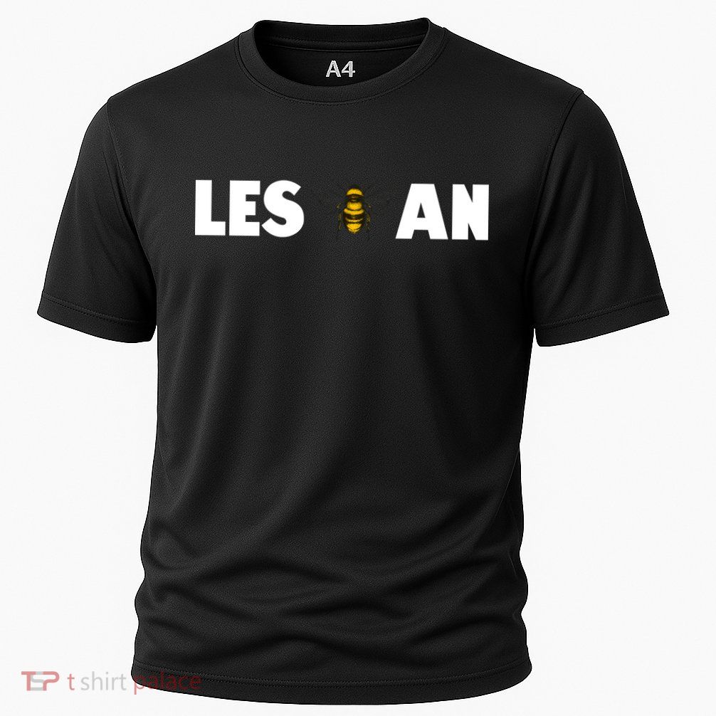 LES-Bee-an Cute Funny Lesbian Cooling Performance Crew T-Shirt