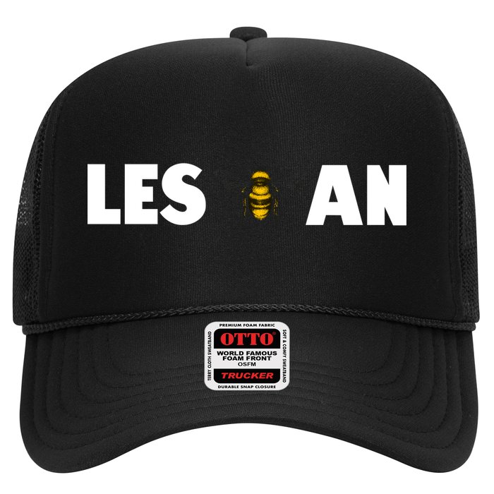LES-Bee-an Cute Funny Lesbian Trucker Hat