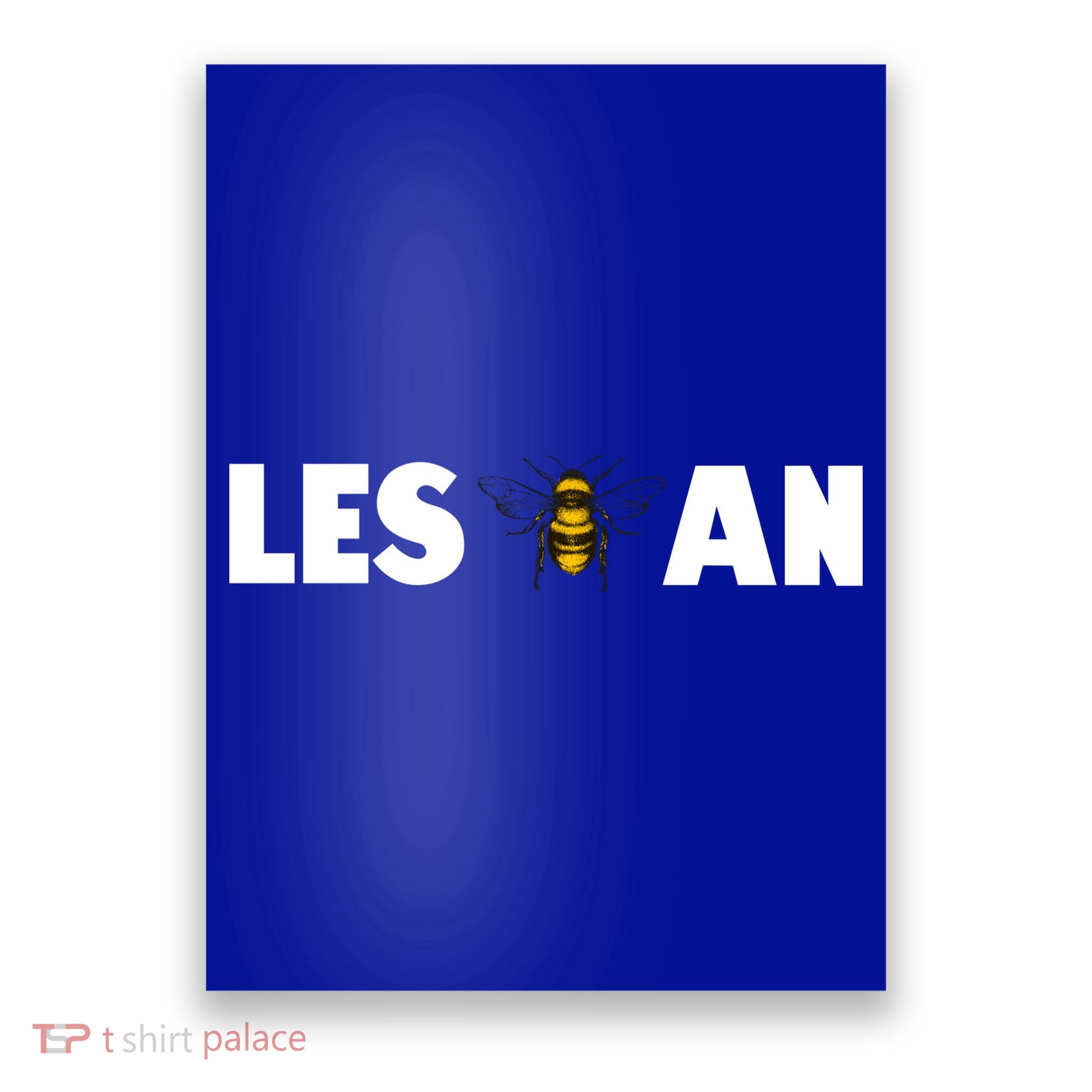 LES-Bee-an Cute Funny Lesbian Poster