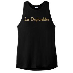 Les Deplorables USA Donald Trump 2016 Ladies PosiCharge Tri-Blend Wicking Tank