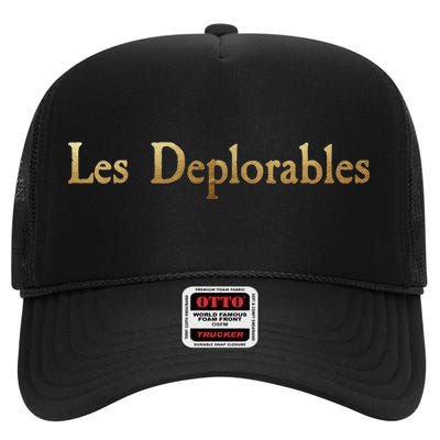 Les Deplorables USA Donald Trump 2016 High Crown Mesh Back Trucker Hat