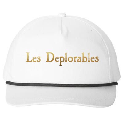 Les Deplorables USA Donald Trump 2016 Snapback Five-Panel Rope Hat