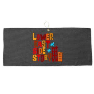 Lower East Side Story City Meaningful Gift Large Microfiber Waffle Golf Towel