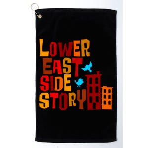 Lower East Side Story City Meaningful Gift Platinum Collection Golf Towel