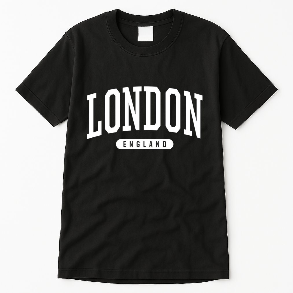 London England Souvenirs & Gifts College Style London England Souvenir Gift Tall T-Shirt