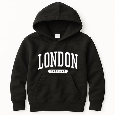 London England Souvenirs & Gifts College Style London England Souvenir Gift Kids Hoodie