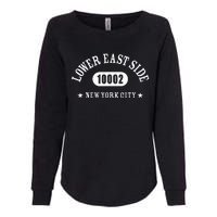 Lower East Side New York City 10002 Nyc Womens California Wash Sweatshirt