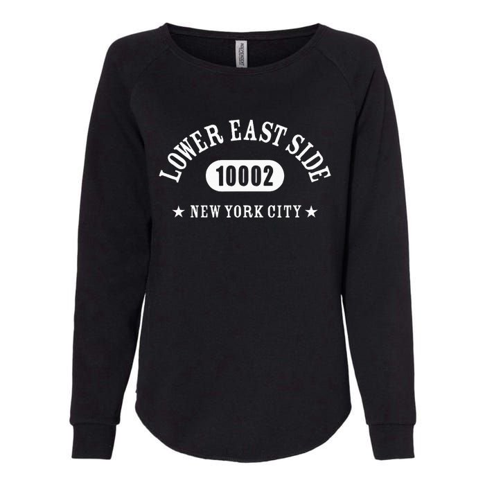 Lower East Side New York City 10002 Nyc Womens California Wash Sweatshirt