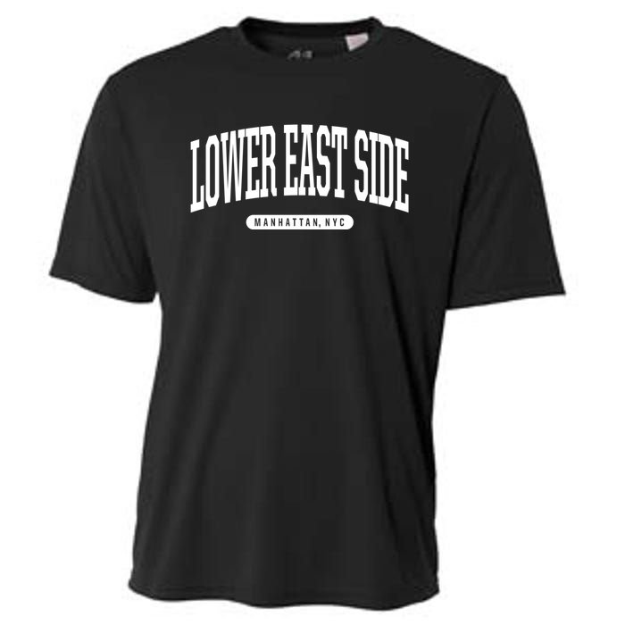 Lower East Side Manhattan Ny Nyc Borough Lower East Side Manhattan New York Cooling Performance Crew T-Shirt