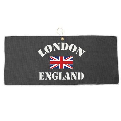 London England Souvenir Tourist Cute Gift Large Microfiber Waffle Golf Towel