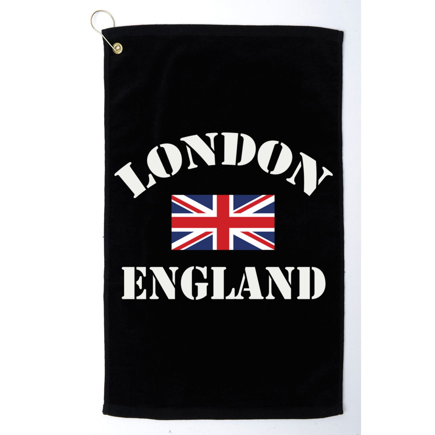 London England Souvenir Tourist Cute Gift Golf Towel