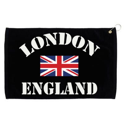 London England Souvenir Tourist Cute Gift Grommeted Golf Towel