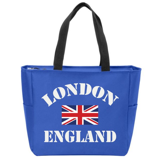London England Souvenir Tourist Cute Gift Zip Tote Bag