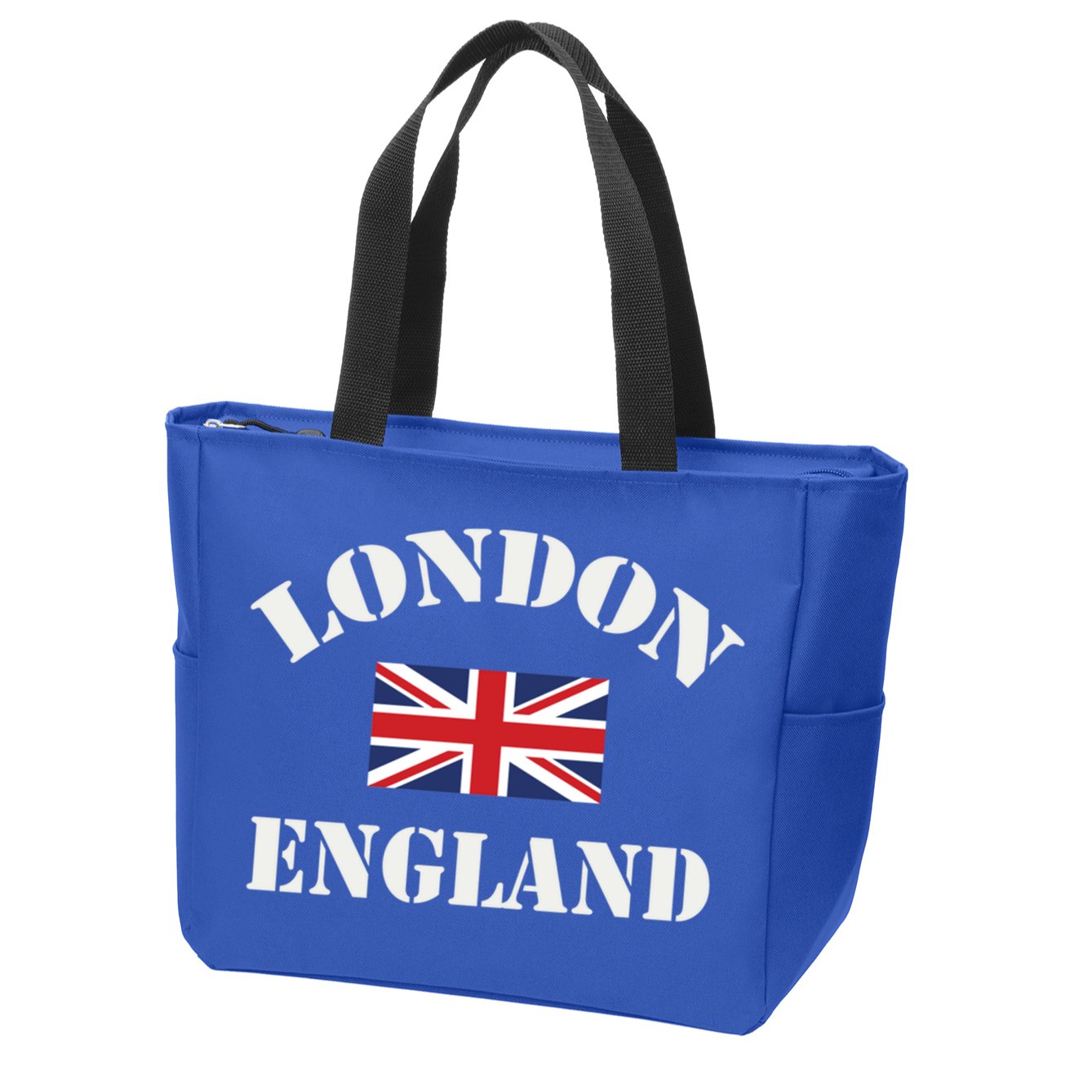 London England Souvenir Tourist Cute Gift Zip Tote Bag