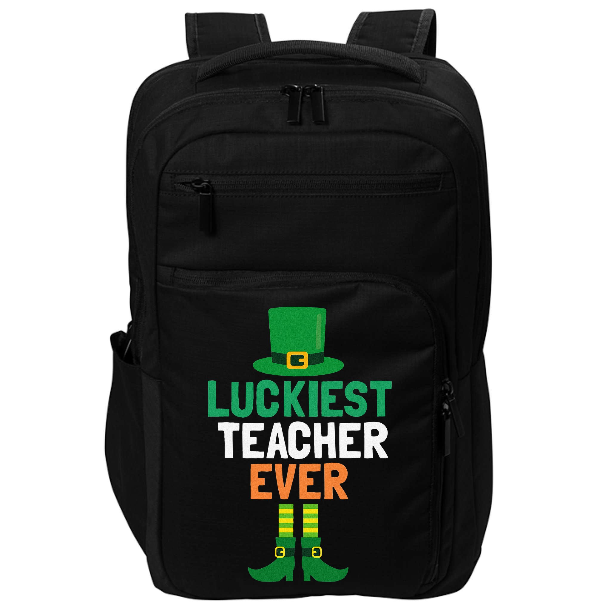 Luckiesteacher Ever St Patricks Dayeaching Impact Tech Backpack