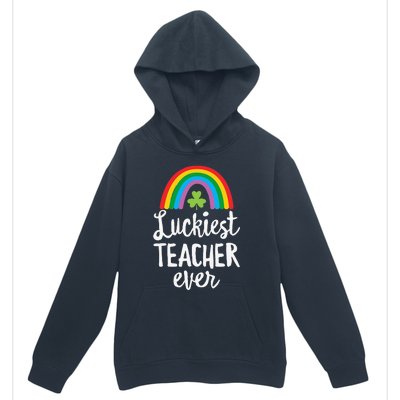 Luckiesteacher Ever St Patricks Day School Gifts Urban Pullover Hoodie