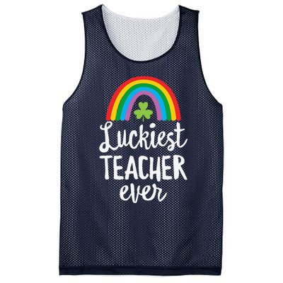 Luckiesteacher Ever St Patricks Day School Gifts Mesh Reversible Basketball Jersey Tank