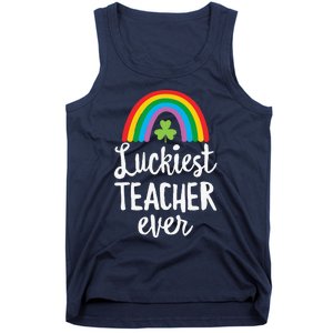 Luckiesteacher Ever St Patricks Day School Gifts Tank Top