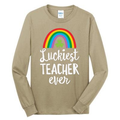 Luckiesteacher Ever St Patricks Day School Gifts Tall Long Sleeve T-Shirt