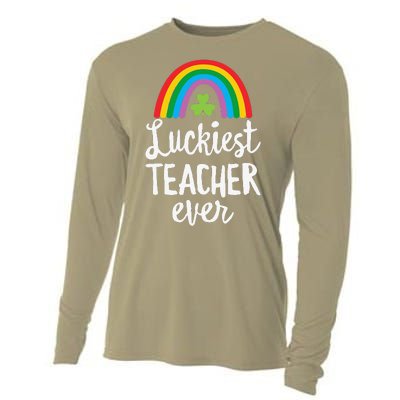 Luckiesteacher Ever St Patricks Day School Gifts Cooling Performance Long Sleeve Crew