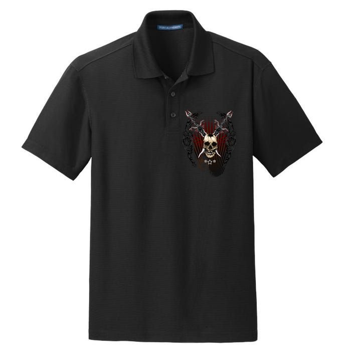 Loyal Enemy Skulls Dry Zone Grid Polo