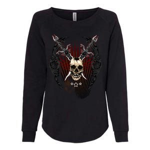 Loyal Enemy Skulls Womens California Wash Sweatshirt