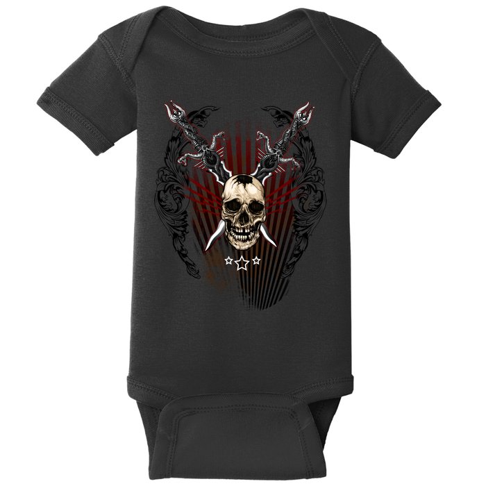 Loyal Enemy Skulls Baby Bodysuit